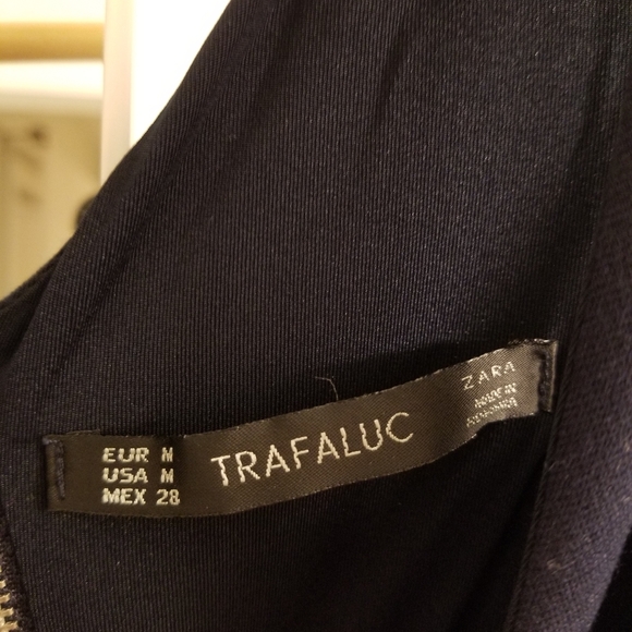 Zara Navy Blue Mini Dress - Picture 2 of 4